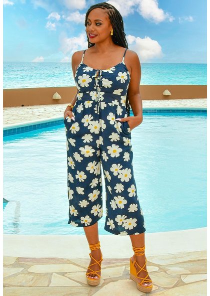 KIRIL- Floral Print Jumpsuit