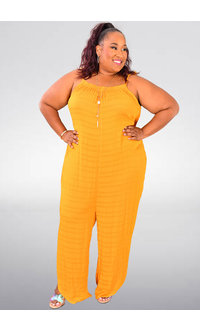 GLAMOUR KENIA- Plus Size Solid Jumper