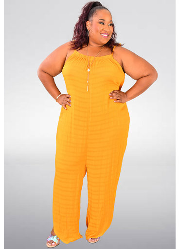 GLAMOUR KENIA- Plus Size Solid Jumper