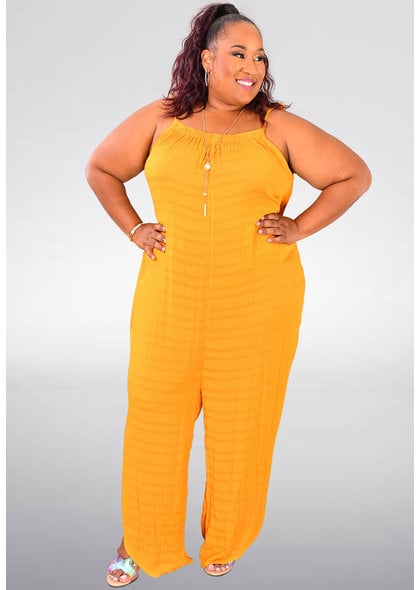 GLAMOUR KENIA- Plus Size Solid Jumper