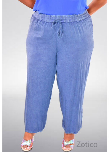 ZAMORA-Plus Size Pull On Jeggings Pants 