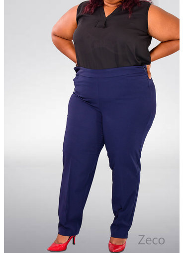 ZAMORA-Plus Size Pull On Jeggings Pants 