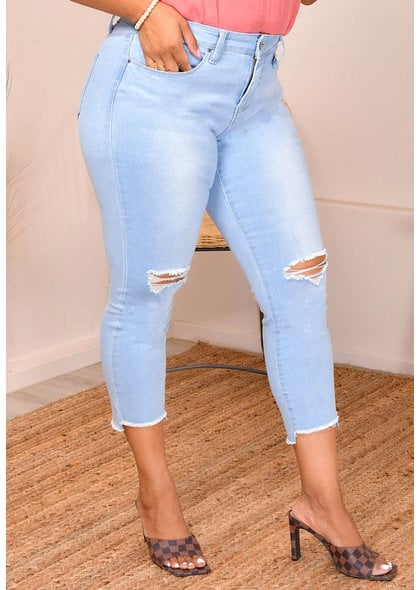 Royalty ZENNY- High Rise Ankle Jeans Pants