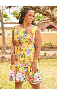 RENIP- Floral Fit and Flare Dress