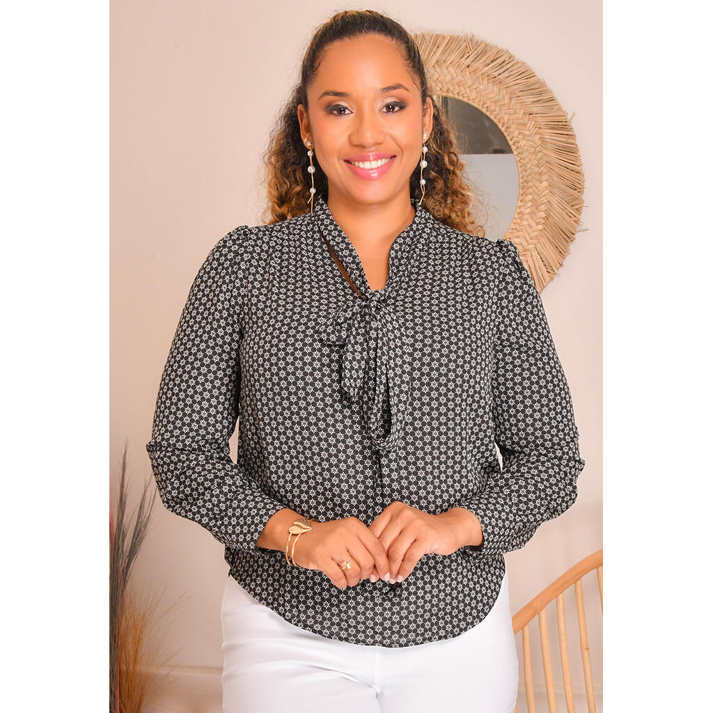 VITAS- Printed Long Sleeve Top