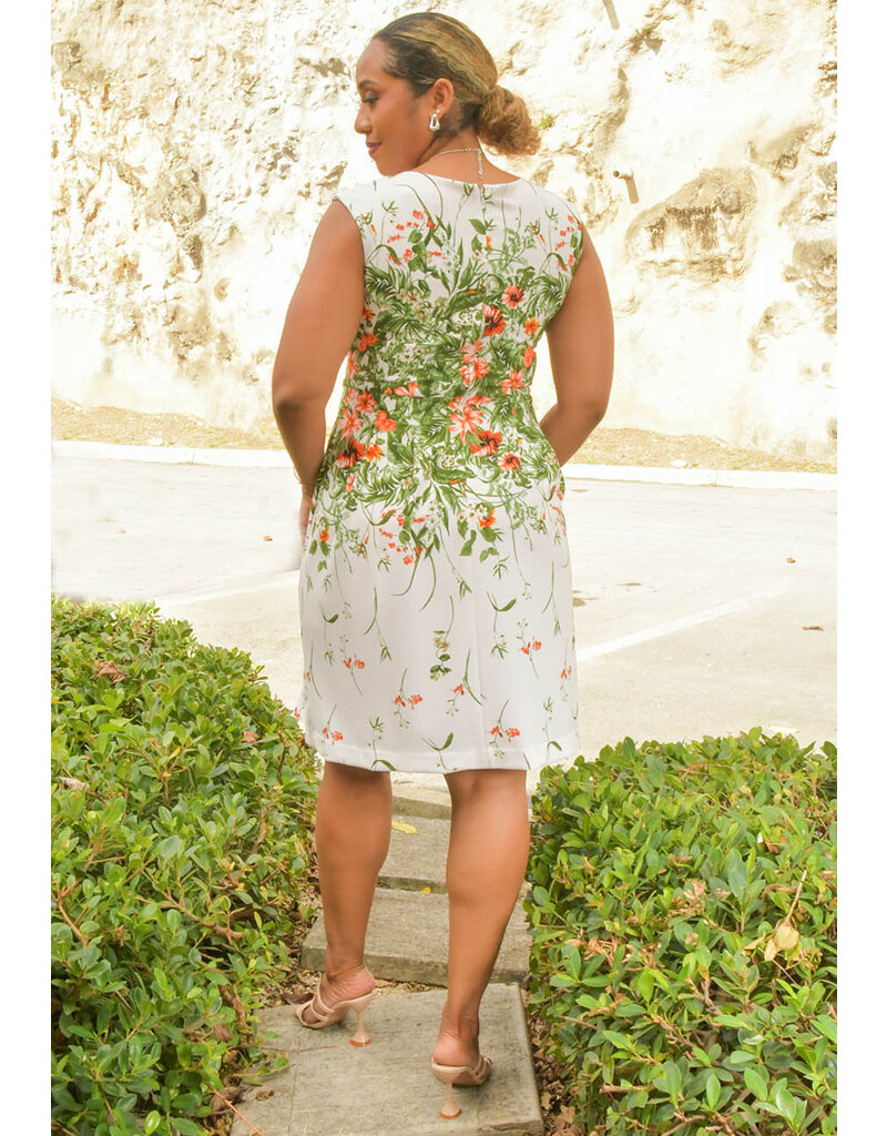 Shelby & Palmer RELINA- Floral Fit & Flare Dress