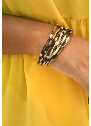 Hope Collection Magnetic Animal Print Bracelet