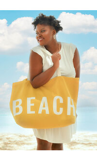Beach Canvas Tote Bag