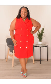 Shelby & Palmer ROPIO- Plus Size Armhole Jack Look Dress