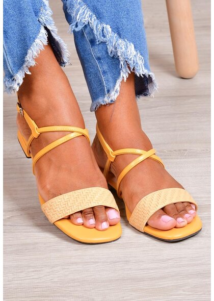 Grace Success Woven Strap Sandals