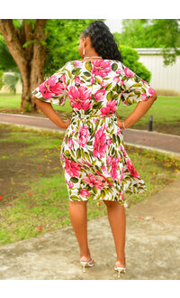 Jessica Rose RETILY- Floral Dress with Band
