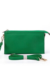 PROYA Leather Clutch Bag with 3 Compartments