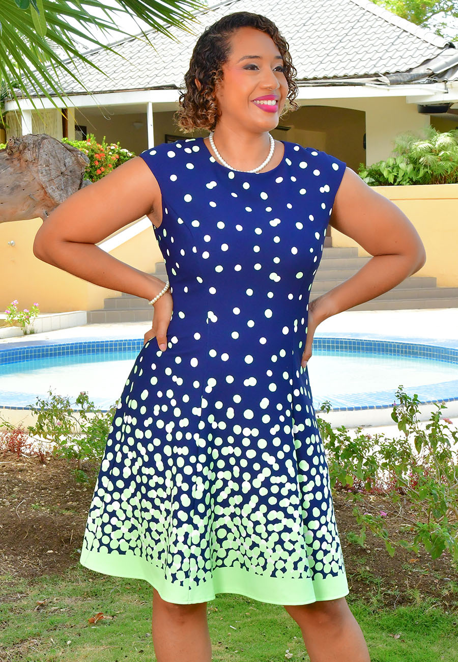 fit and flare polka dot dress Polka Dot Sweetheart Fit & Flare Dress