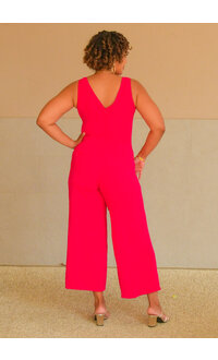 MSK ROHIA- Solid 3/4 Jumper with Pockets