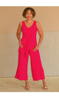 MSK ROHIA- Solid 3/4 Jumper with Pockets