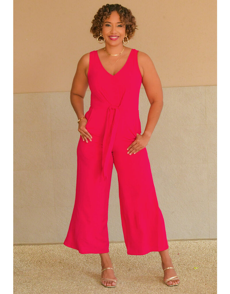 MSK ROHIA- Solid 3/4 Jumper with Pockets