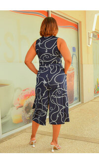 Nina Leonard IJEA- Rope Print Jumper
