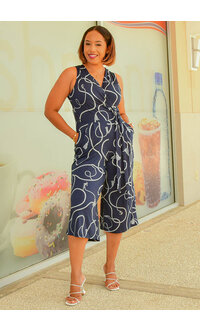 Nina Leonard IJEA- Rope Print Jumper