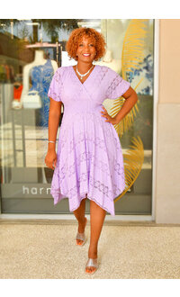 LUZ- Elastic Waist Dress with Points