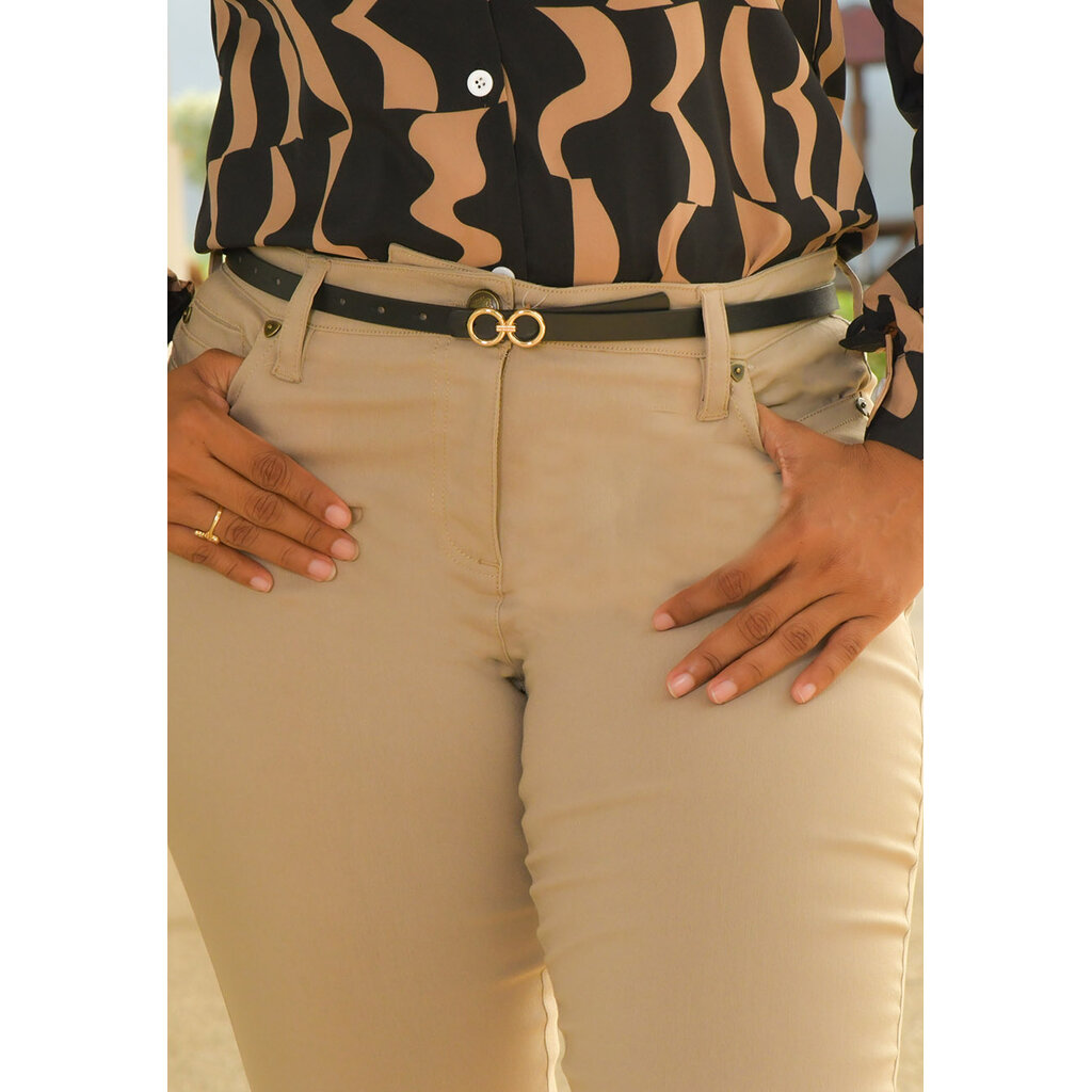 Small Double Ring Buckle Belt