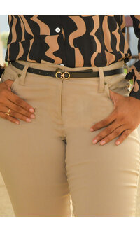 NIEHS Small Double Ring Buckle Belt