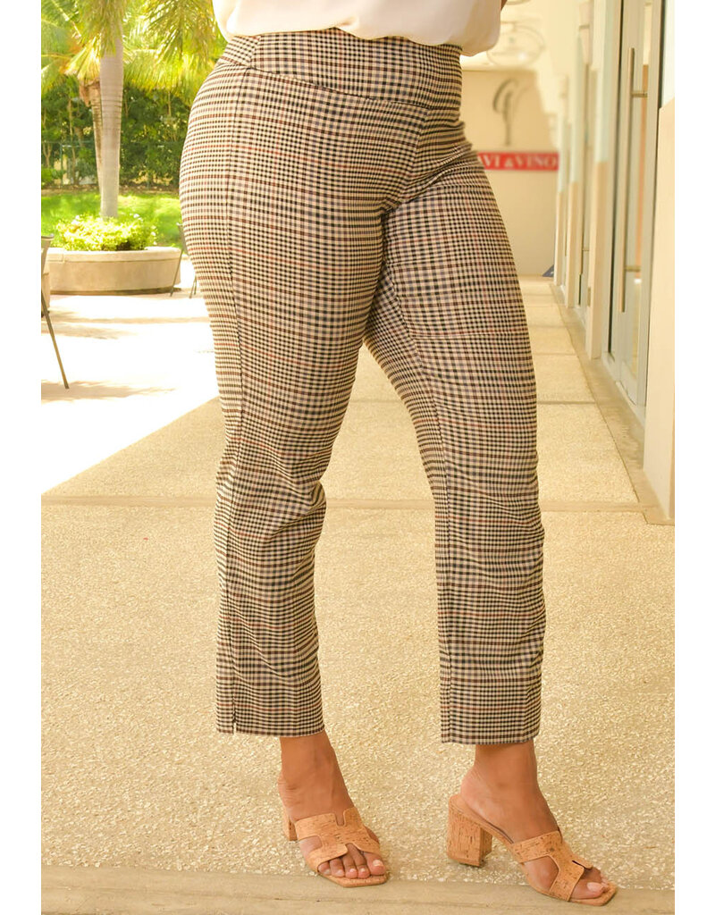 ZAC & RACHEL ZOOLI- Plaid Pull On Pants