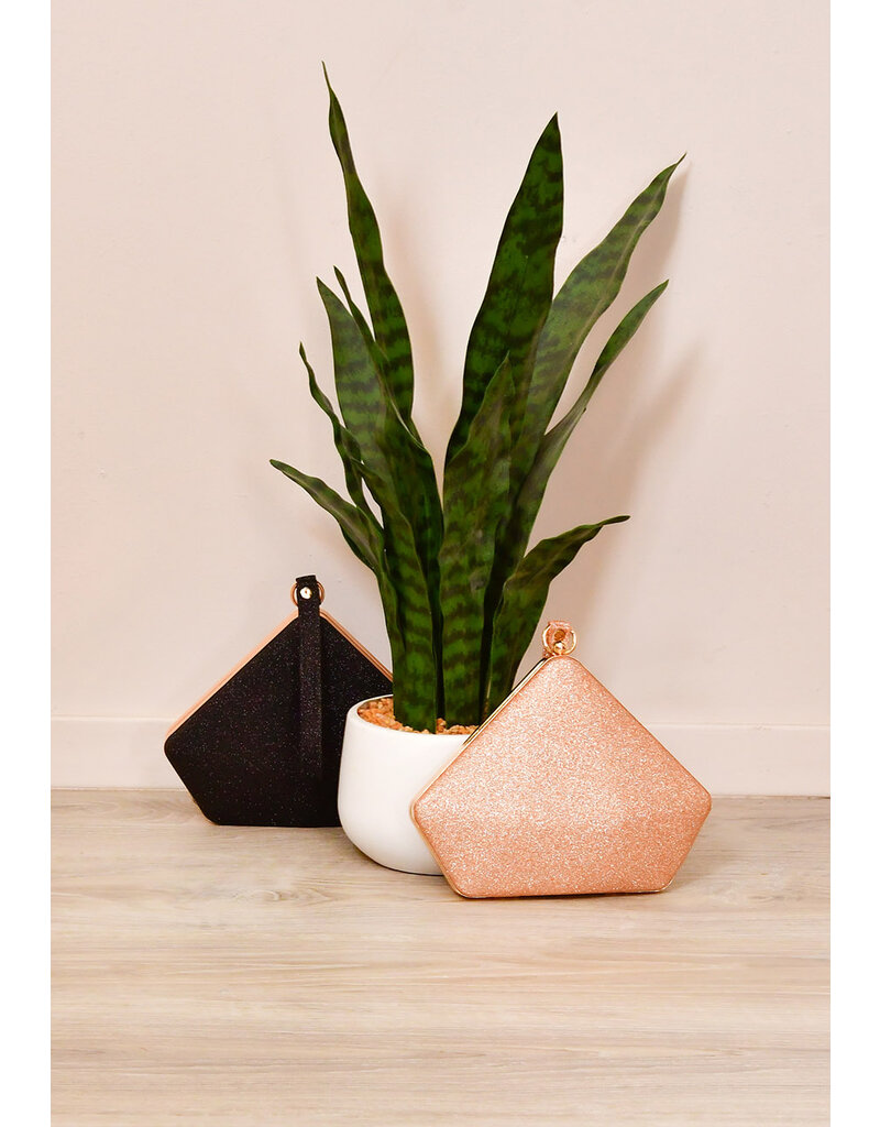 ADORE Bag-ADO triangle hard case w/glitter