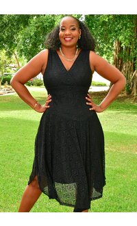 CONNIE- Crochet Sleeveless Dress
