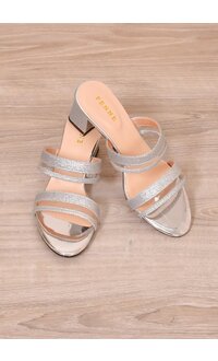 PENNE Glitter 2 Strap Shoes with Clear Strips