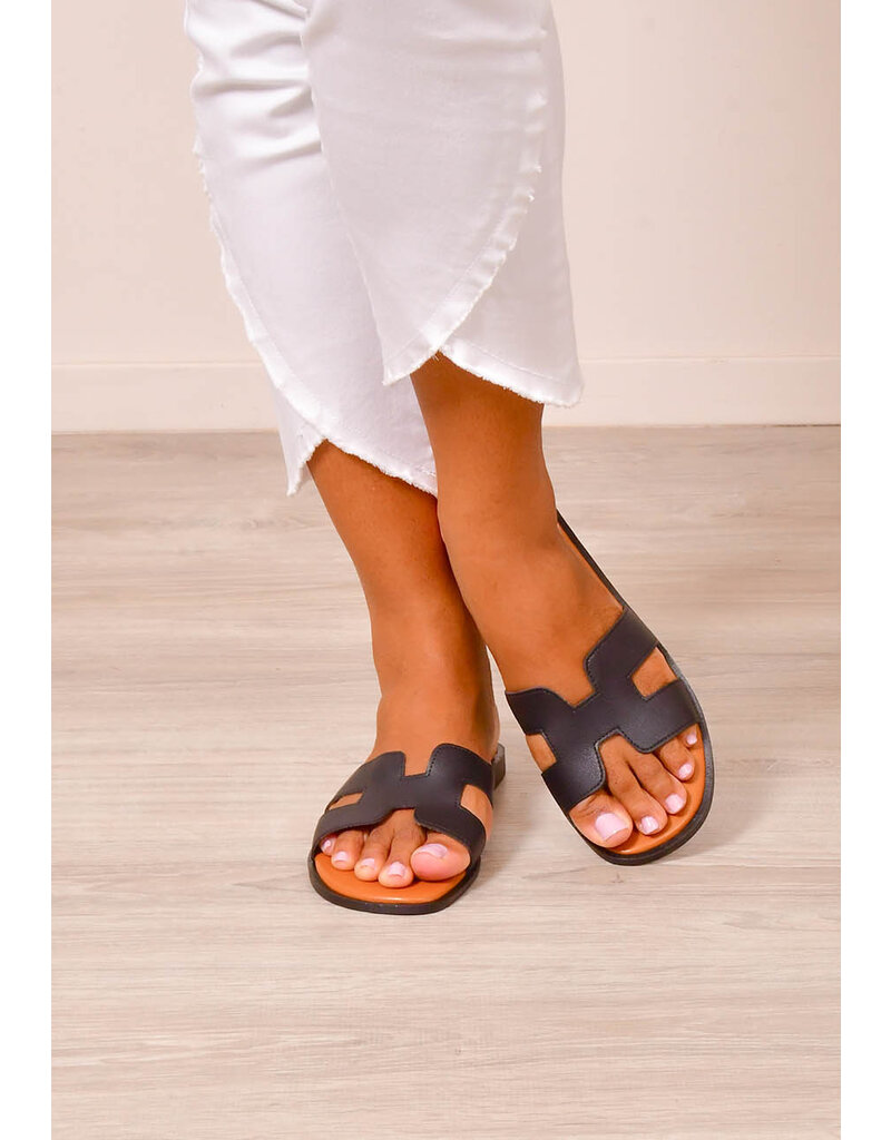 PENNE Hermes Look Slippers
