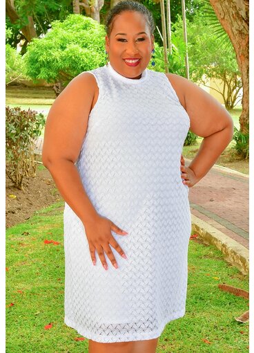 Signature LENNY- Plus Size Solid Armhole Dress