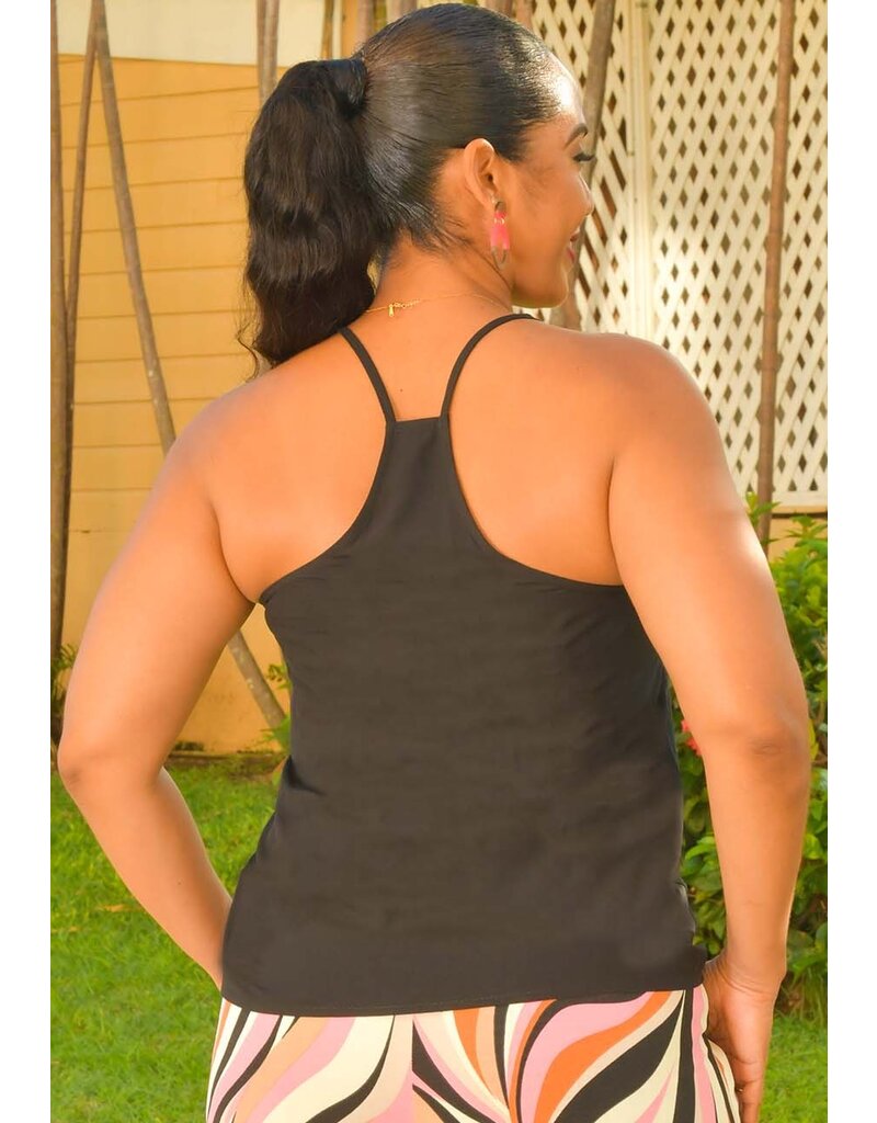 RYOCCO VEERIO- Solid V Neck Top with Thin Strap