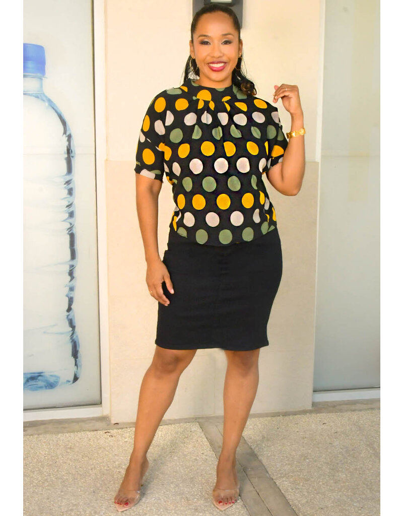 Royalty ZREEK- Short Skirt with Tabs