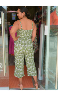 Second Generation KANOK- Floral Print Jumper with Elastic Top
