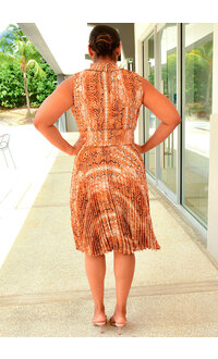 NANETTE LEPORE ROBICA- Printed Steam Pleated with Elastic Waist