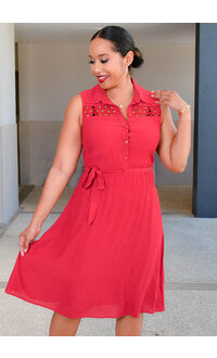 RZA- Armhole Dress with Collar & Band