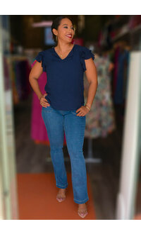 Royalty ZROPI- Long Jeans with Button Pockets