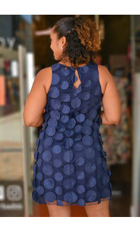 GLAMOUR MELINDA- Armhole Dress with V-Neck