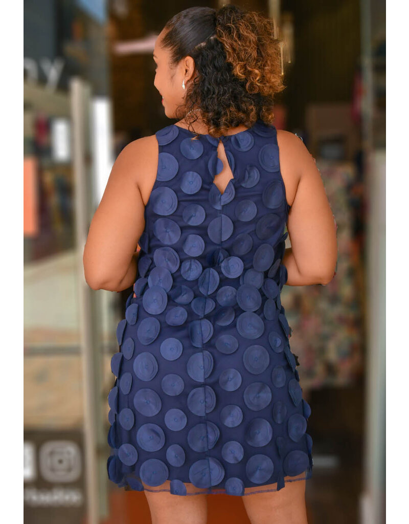 GLAMOUR MELINDA- Armhole Dress with V-Neck