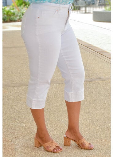 Royalty ZANA- Capri Fold Hem Pants