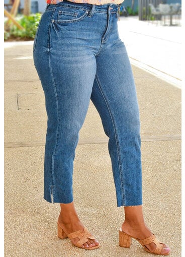 Royalty ZIEW- Crop Jeans with Split