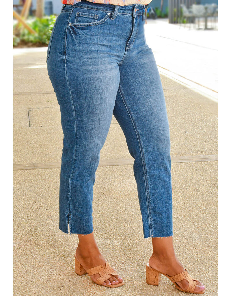 Royalty ZIEW- Crop Jeans with Split