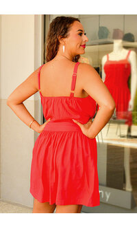 NADI- Solid Small Strap Dress