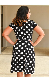 Shelby & Palmer RALPH- Polka Dot  Dress with Collar