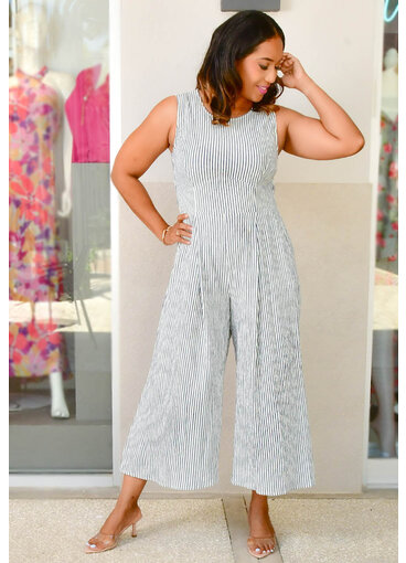 INESSA- Stripe 3/4 Armhole Jumper