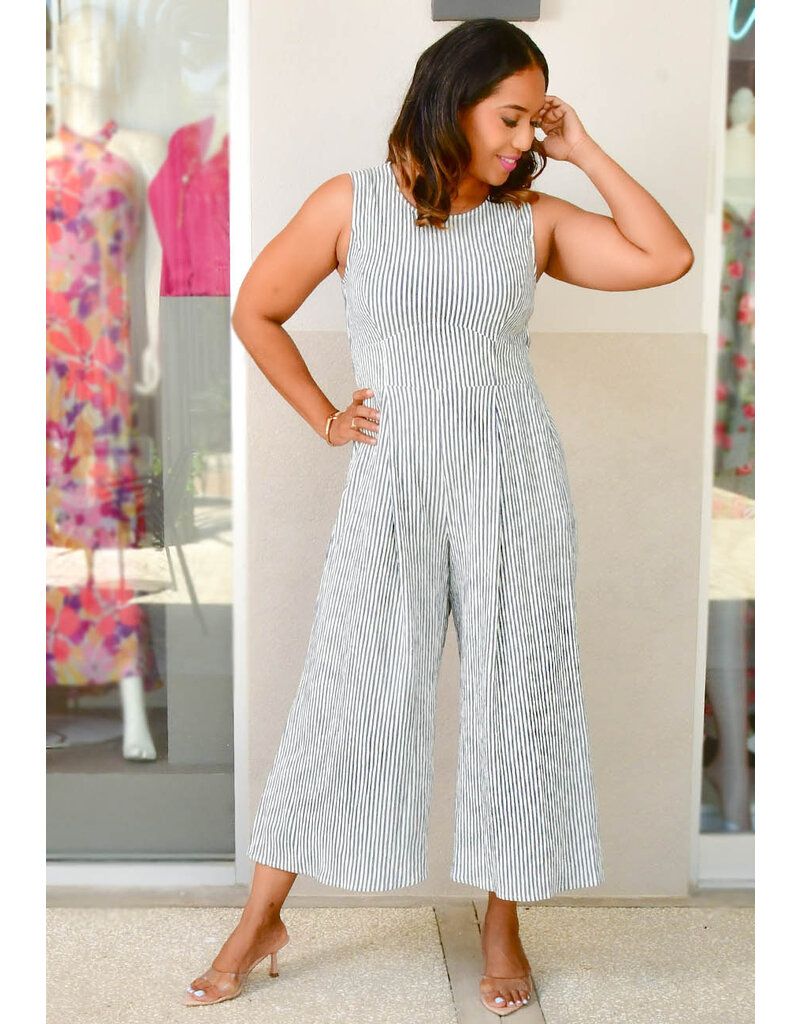 INESSA- Stripe 3/4 Armhole Jumper