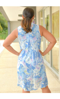 MLLE Gabrielle GUNIA- Printed Armhole Dress with Collar