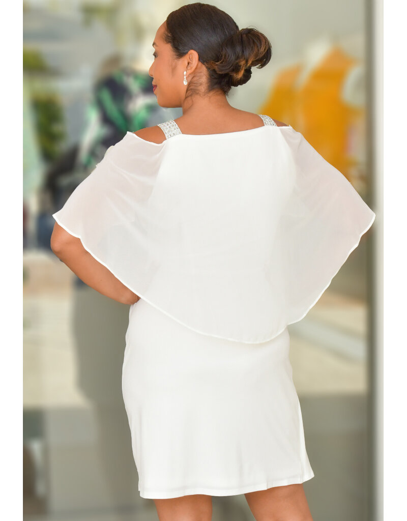 GLAMOUR INAYAH- V Neck Dress with Dynamite Straps