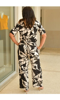 MLLE Gabrielle KIORI- Printed Two Pants Suit