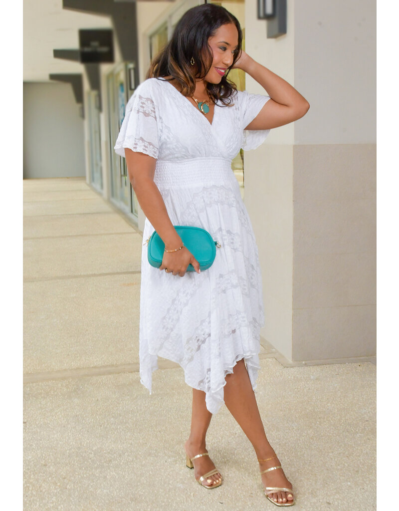 LUZ- Elastic Waist Dress with Points